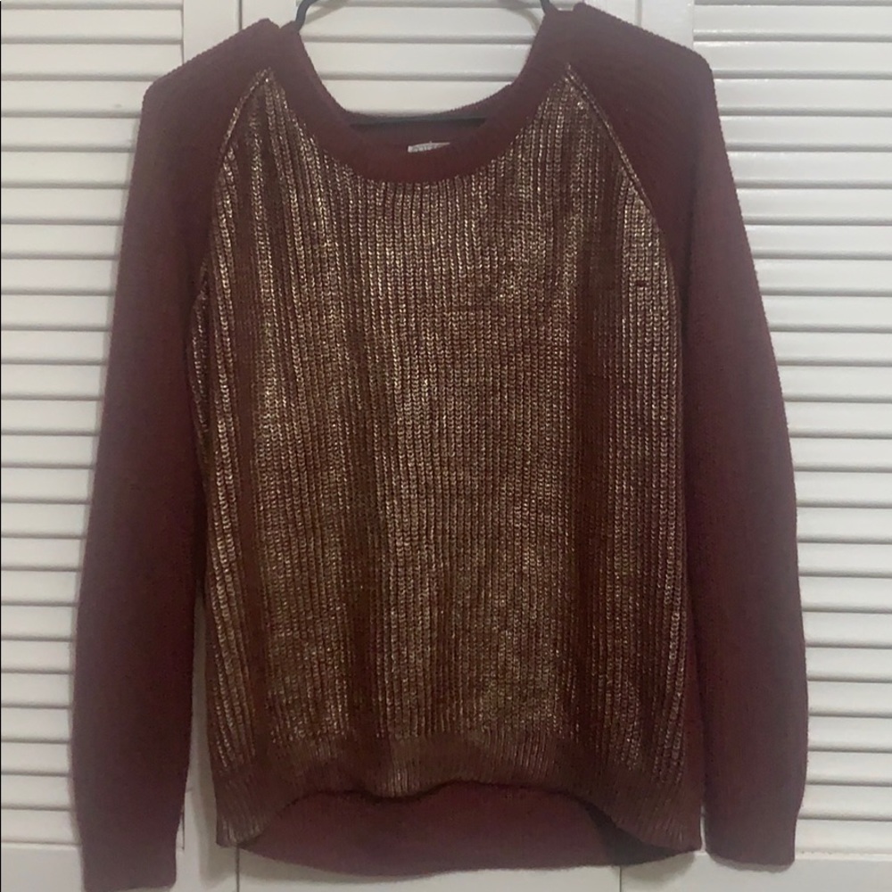 Maroon & Gold Sweater